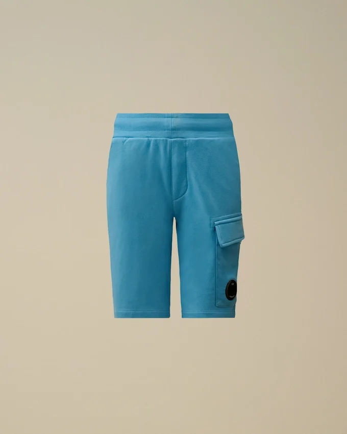 Pantalones cortos de chándal tipo cargo U16 de felpa diagonal Lens