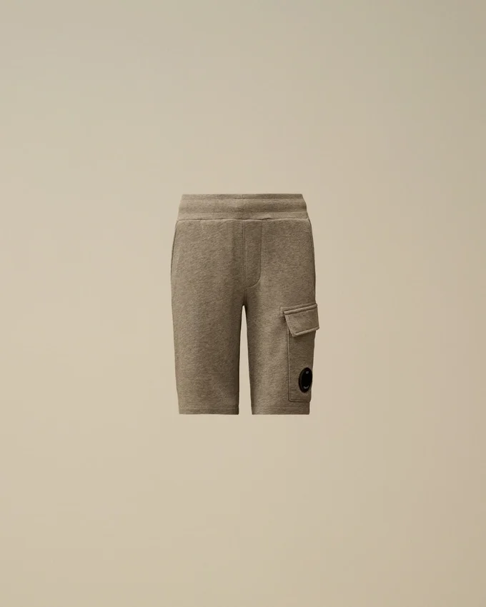 Pantalones cortos de chándal tipo cargo U16 de felpa diagonal Lens