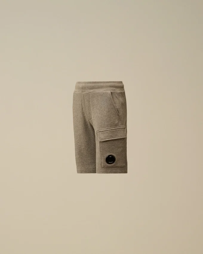 Pantalones cortos de chándal tipo cargo U16 de felpa diagonal Lens