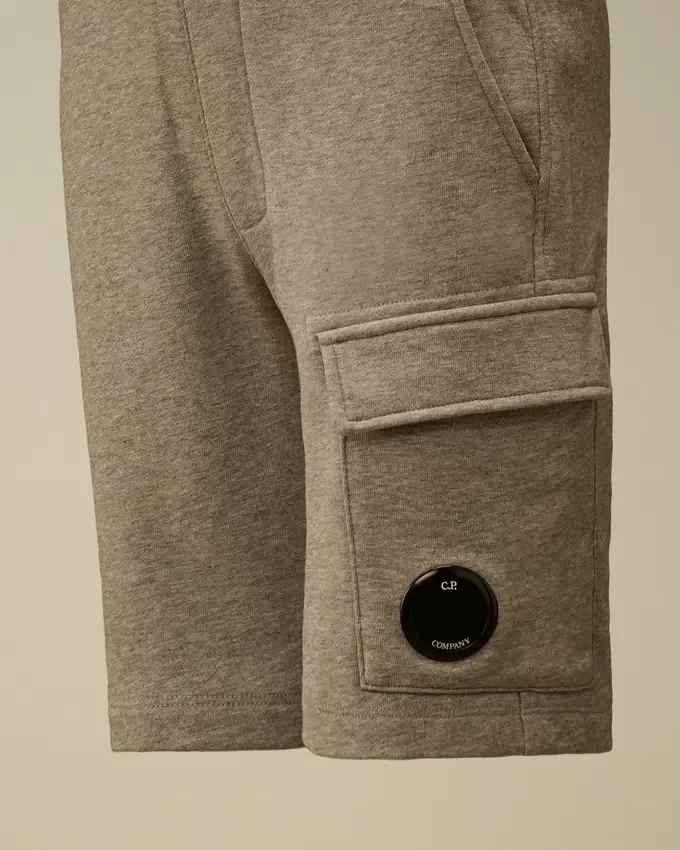 Pantalones cortos de chándal tipo cargo U16 de felpa diagonal Lens