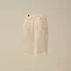 Pantalones cortos de gabardina elástica U16