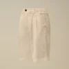 Pantalones cortos de gabardina elástica U16
