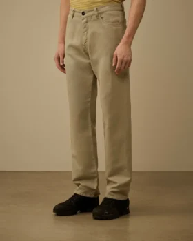 Pantalones de algodón y lino sin costuras laterales
