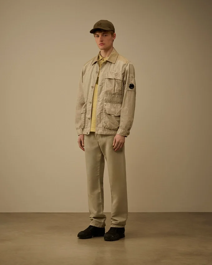 Pantalones de algodón y lino sin costuras laterales