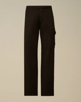 Pantalones de chándal cargo de felpa diagonal en relieve