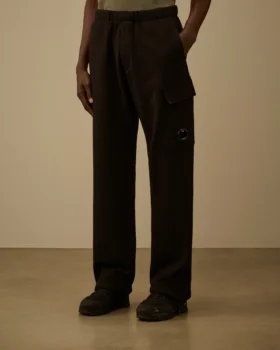 Pantalones de chándal cargo de felpa diagonal en relieve