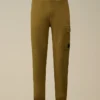Pantalones de chándal cargo «Lens» de felpa diagonal en relieve