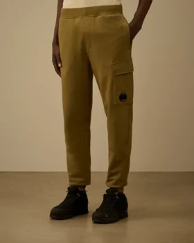 Pantalones de chándal cargo «Lens» de felpa diagonal en relieve