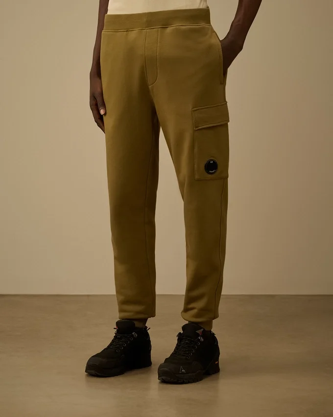 Pantalones de chándal cargo «Lens» de felpa diagonal en relieve