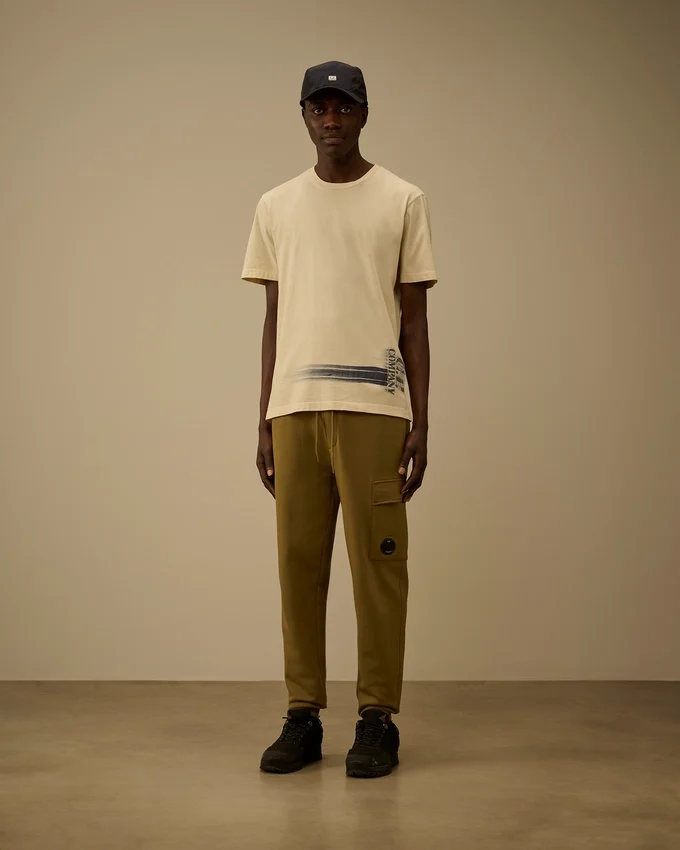 Pantalones de chándal cargo «Lens» de felpa diagonal en relieve