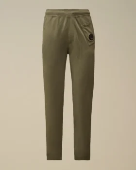 Pantalones de chándal de forro polar ligero con detalle de lente