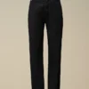 Pantalones de denim 3/1 sin costuras laterales