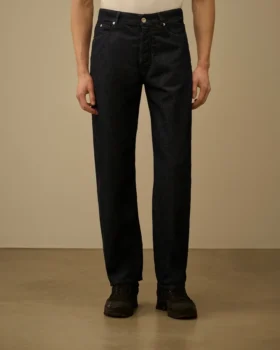 Pantalones de denim 3/1 sin costuras laterales