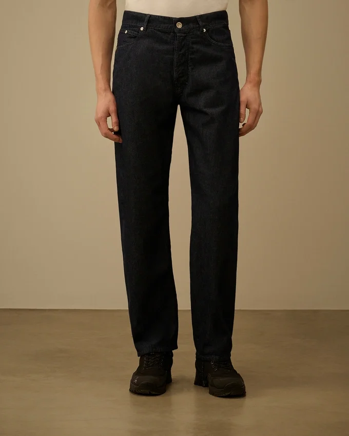 Pantalones de denim 3/1 sin costuras laterales