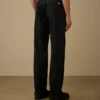 Pantalones de denim 3/1 sin costuras laterales