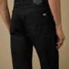 Pantalones de denim 3/1 sin costuras laterales