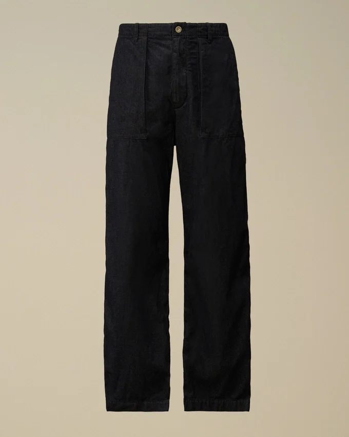 Pantalones holgados de denim 3/1