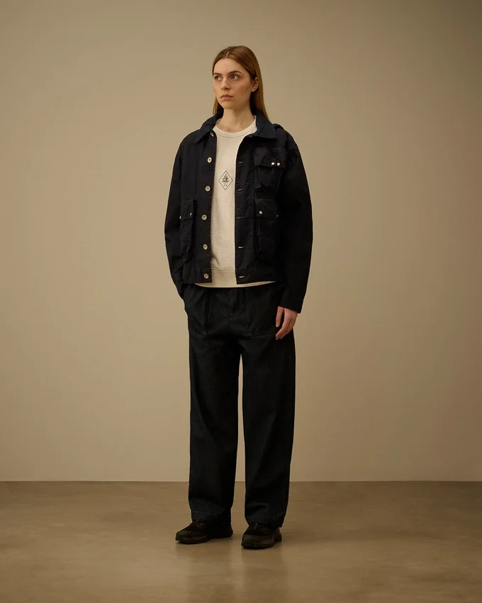 Pantalones holgados de denim 3/1