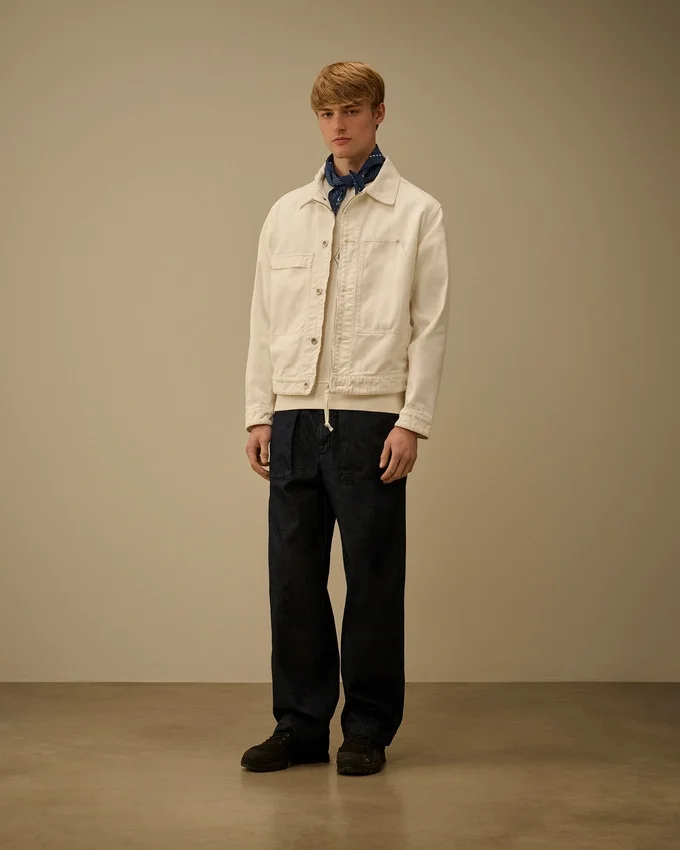 Pantalones holgados de denim 3/1