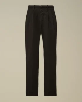 Pantalones holgados de gabardina de algodón