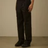 Pantalones holgados de gabardina de algodón