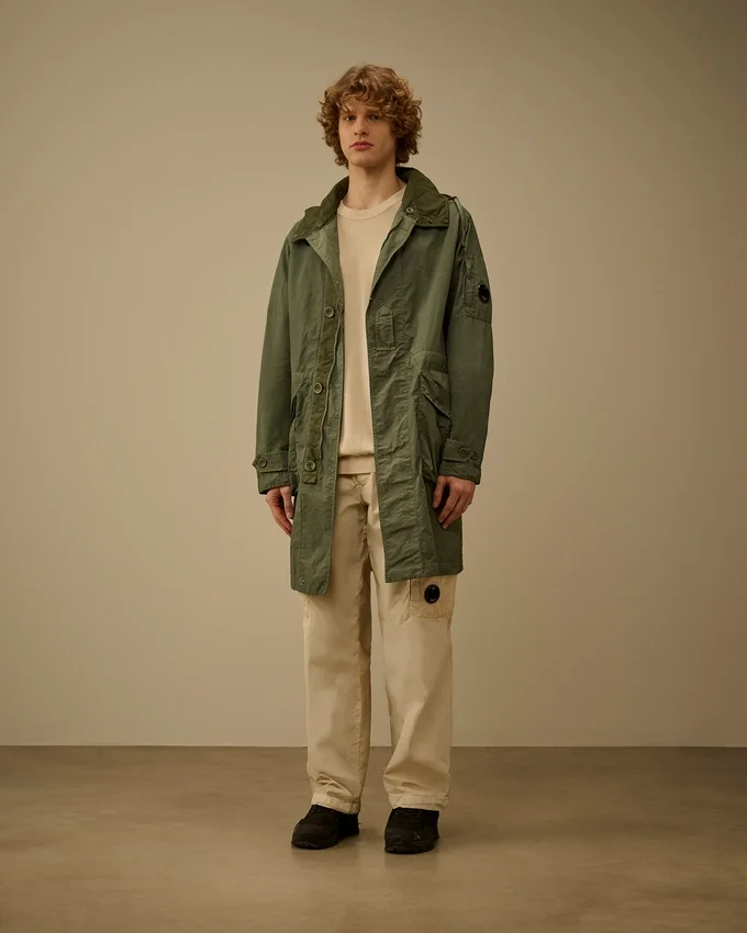 Parka «Goggle» de mezcla de Flatt Nylon