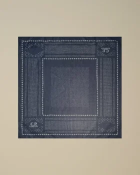 Pañuelo de muselina con logotipo estampado