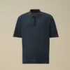 Polo de crepé de algodón con doble teñido