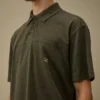 Polo de jersey 20/1 con acabado metalizado