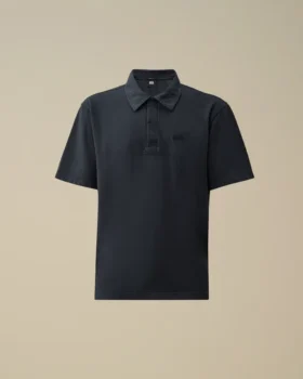 Polo de manga corta con botones de piqué 24/1