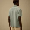 Polo de manga corta con logotipo, confeccionado en jersey Gasato mercerizado 70/2