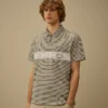 Polo de manga corta con logotipo estampado en jersey 20/1