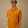Polo de manga corta con media cremallera de jersey 1020