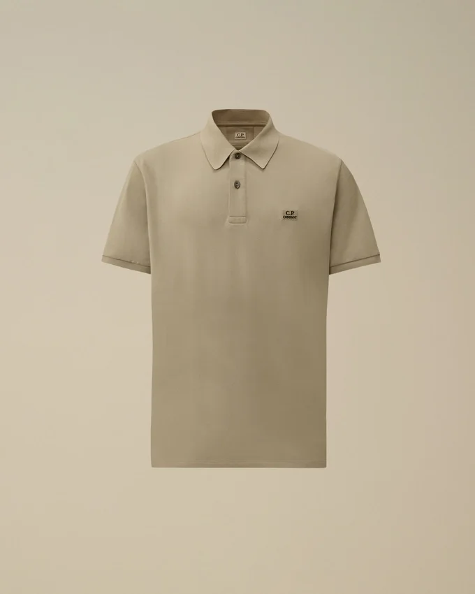 Polo de manga corta de piqué elástico