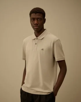 Polo de manga corta de piqué elástico