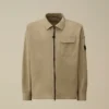Sobrecamiseta con cremallera para lentes de gabardina orgánica