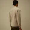 Sobrecamiseta con cremallera para lentes de gabardina orgánica