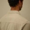 Sobrecamiseta con cremallera para lentes de gabardina orgánica