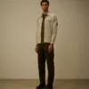 Sobrecamiseta con cremallera para lentes de gabardina orgánica