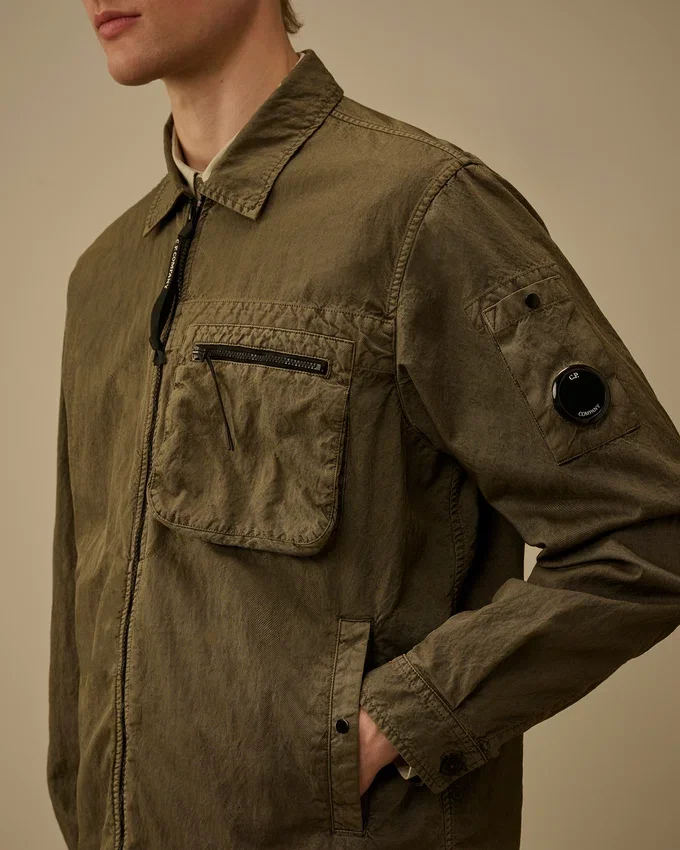 Sobrecamiseta con cremallera y detalles de lentes «Panama-R»