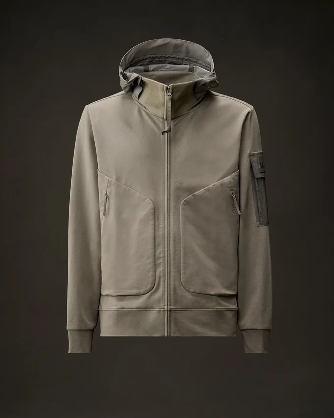 Sudadera con capucha de forro polar elástico de la Metropolis Series