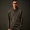 Sudadera con capucha de forro polar elástico de la Metropolis Series