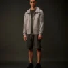 Sudadera con capucha de forro polar elástico de la Metropolis Series