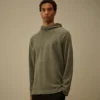 Sudadera con capucha de piqué grueso