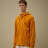 Sudadera con capucha «Goggle» de forro polar diagonal en relieve