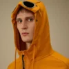 Sudadera con capucha «Goggle» de forro polar diagonal en relieve