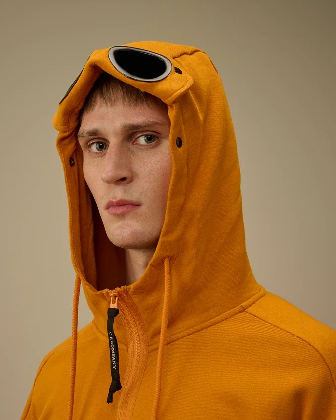 Sudadera con capucha «Goggle» de forro polar diagonal en relieve