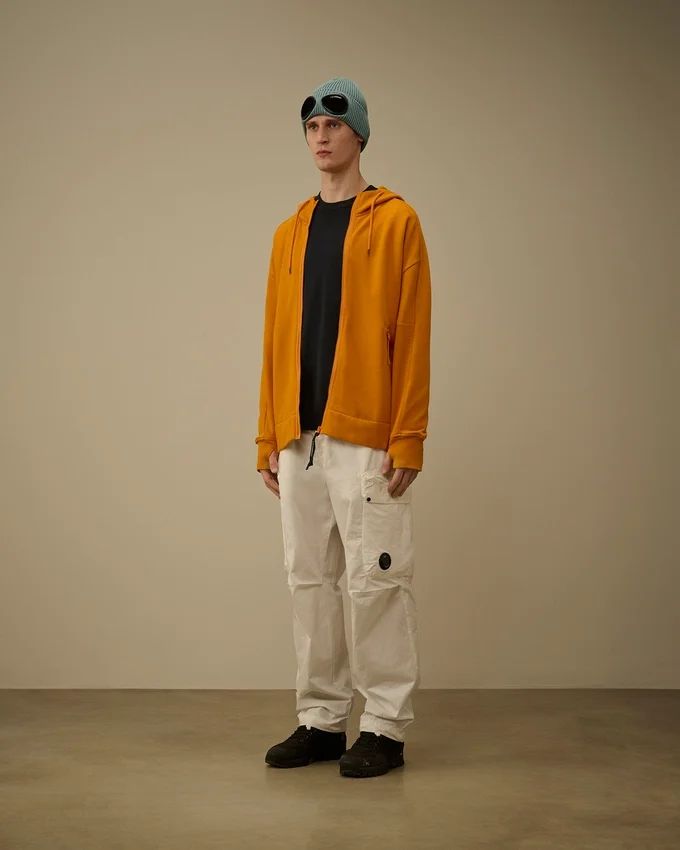 Sudadera con capucha «Goggle» de forro polar diagonal en relieve