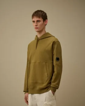 Sudadera con capucha «Lens» de felpa diagonal en relieve
