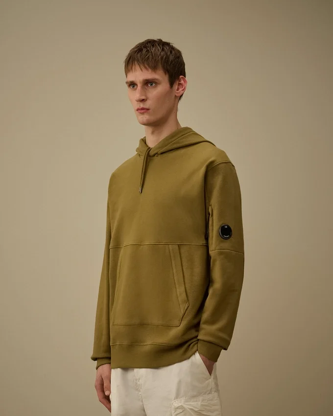 Sudadera con capucha «Lens» de felpa diagonal en relieve